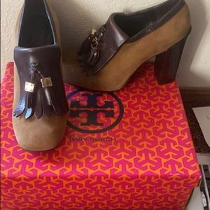 Tory Burch with brown tassels